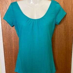 Short sleeve Green (teal) Colstory brand Womens L Top